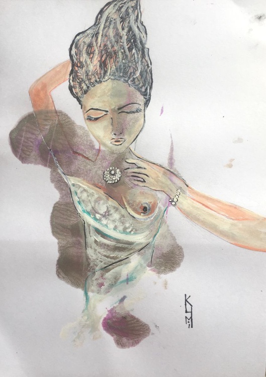 Where The Heart Is Beautiful Woman Painting Wa Artfinder