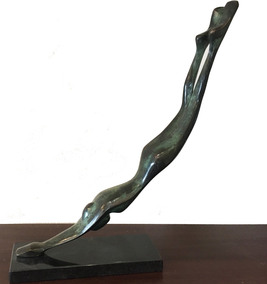 Expressive Portrait Sculpture By Toth Kristof, 12 X 16", Dive 2, Original Artwork