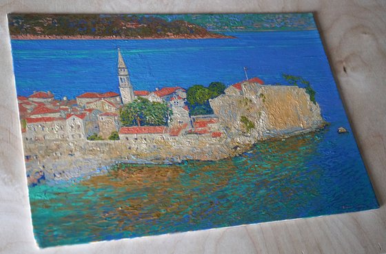 Evening Budva. Montenegro