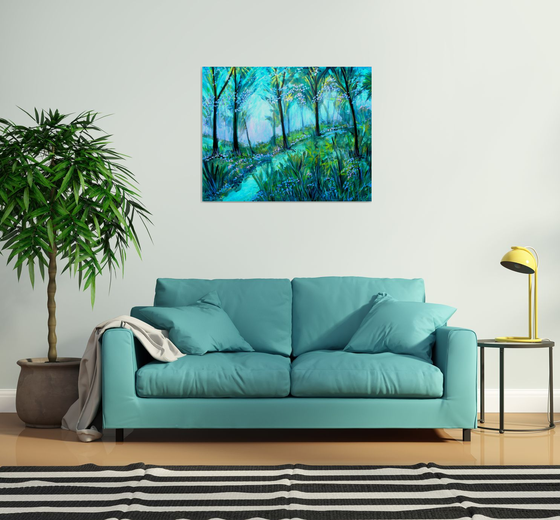 Rainforest I ( Large 102x81cm)