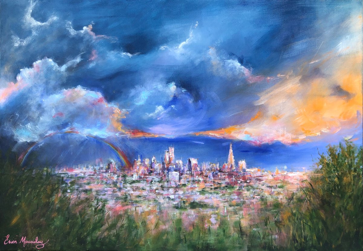 London Skyline from Hampstead by Ewen Macaulay