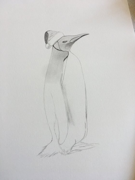 Santa penguin