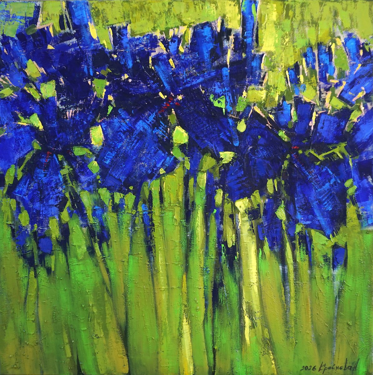 A Touch Of Summer By Anastasiia Kraineva (Masniuk), 39 X 39, Artwork For Sale On Artfinder