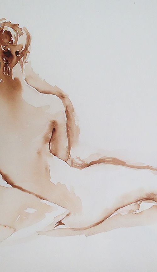 Sarah, back view by Julia Wakefield