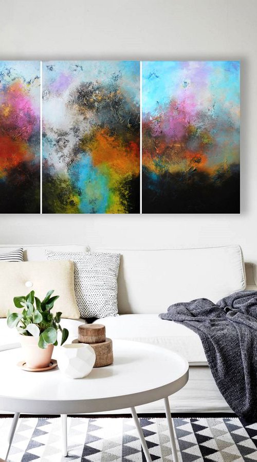Abstract art / 3 in 1 / Afflatus by Alex Senchenko