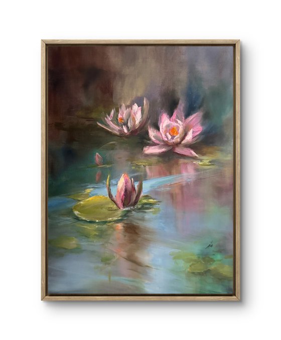 Waterlilies. In your secret garden.