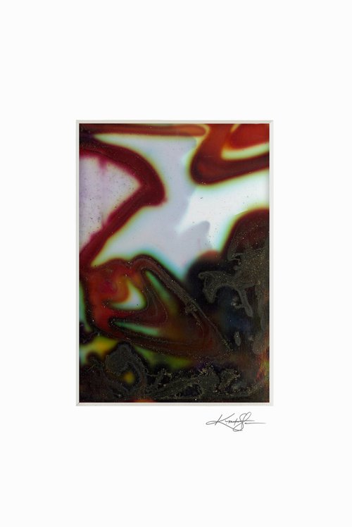 Color Dance Abstraction 2 - Small painting by Kathy Morton Stanion by Kathy Morton Stanion