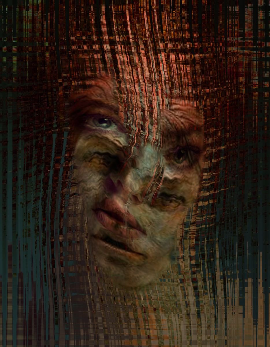 Illustrative Portrait Photograph By Srdjan Jevtic, 33 X 43", Metarmophosis, Original Artwork