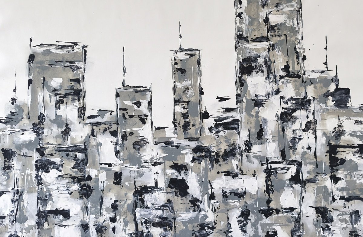  New York By M.y. By Max Yaskin, 64 X 42, Artwork For Sale On Artfinder