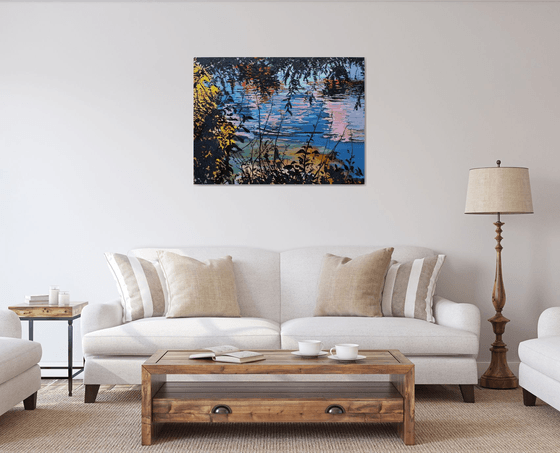 Surface Tension 2 (Large Painting) Oil painting by Simon Jones | Artfinder