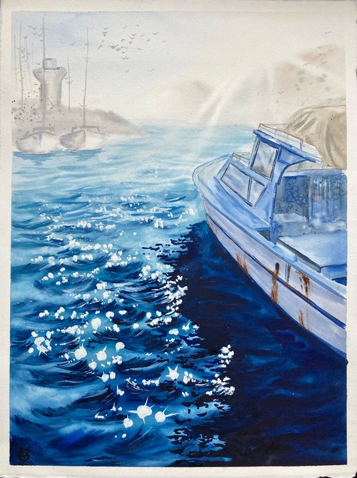 Boat 3 by Valeria Golovenkina