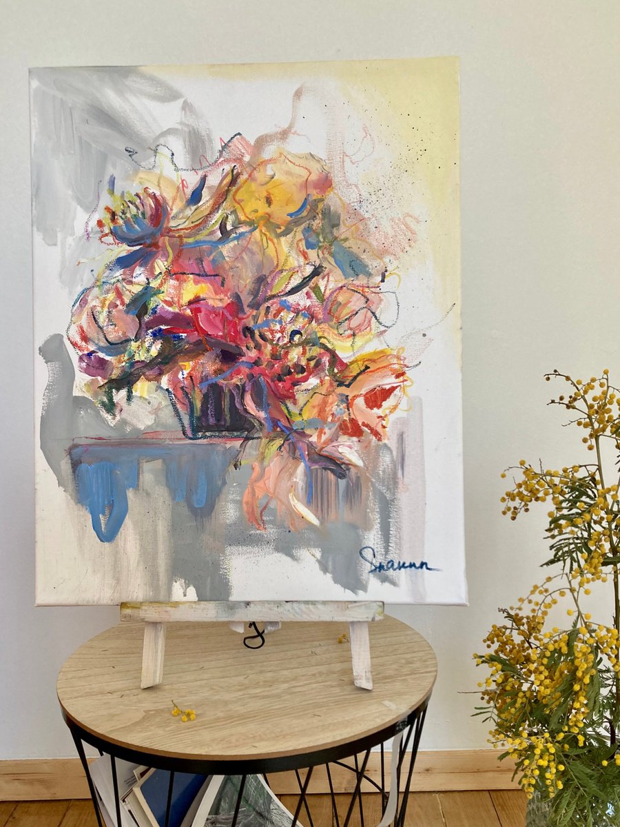 Expressive Oil Painting , Waiting For Spring By Mari Skakun, 16 X 20, Artwork For Sale On Artfinder