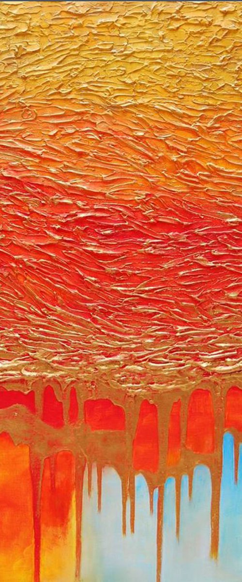 GLORIOUS SUNSET by VANADA ABSTRACT ART