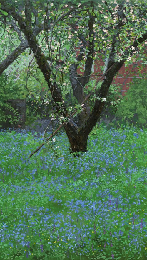 Forget Me Not Flowers by Simon Kozhin