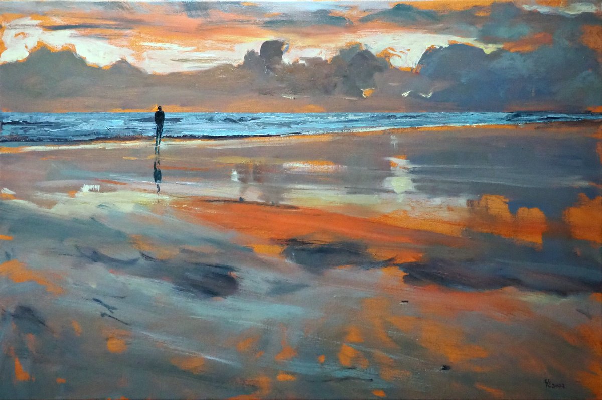 Seascape By Yuanyuan Liu, 35 X 24, Artwork For Sale On Artfinder