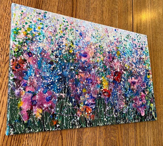 Midsummer Garden - Abstract Original Painting