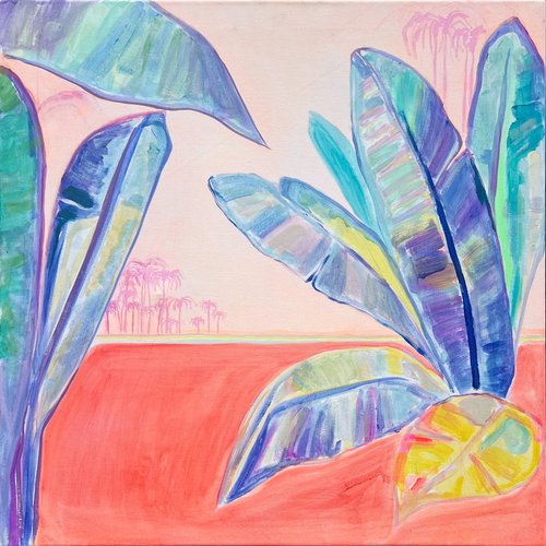 'Blue Bananas, Red Sands' by Kathryn Sillince