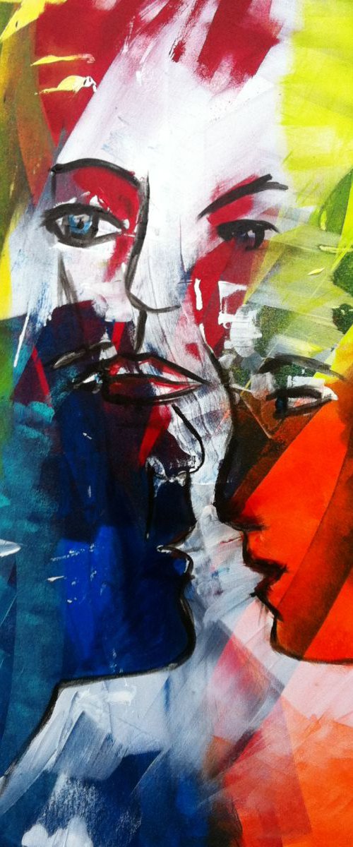 Strange I have seen that face before by Tiny de Bruin
