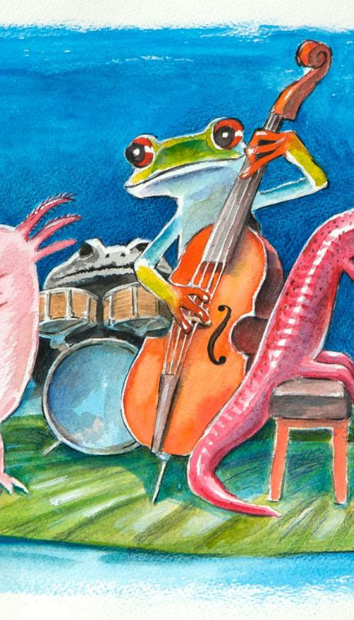 Salamander Ball Jazz band by Daniel Loveday