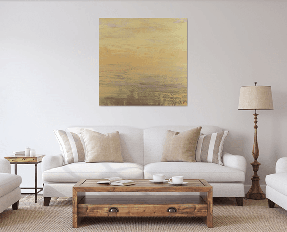 Softly - Modern Abstract Expressionist Seascape