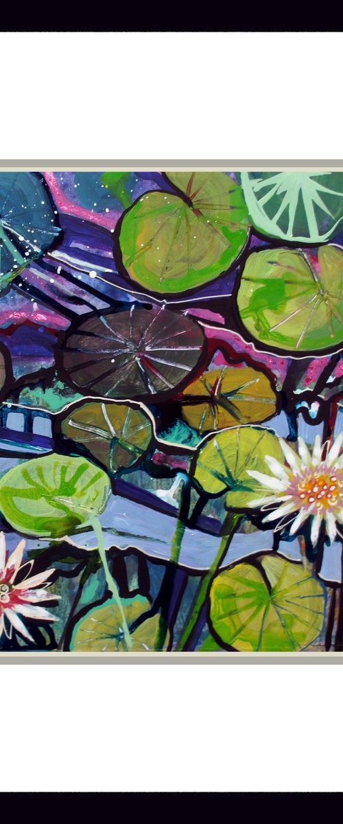 Lily Pond by Julia  Rigby