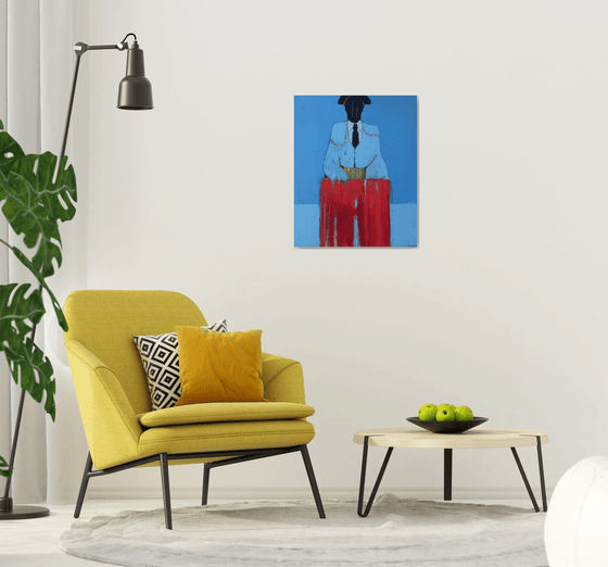 Abstract Torero Figure
