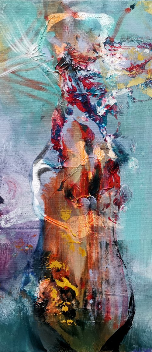 Sublime art by master Kloska flowers of serenity and eternity still life by Kloska Ovidiu