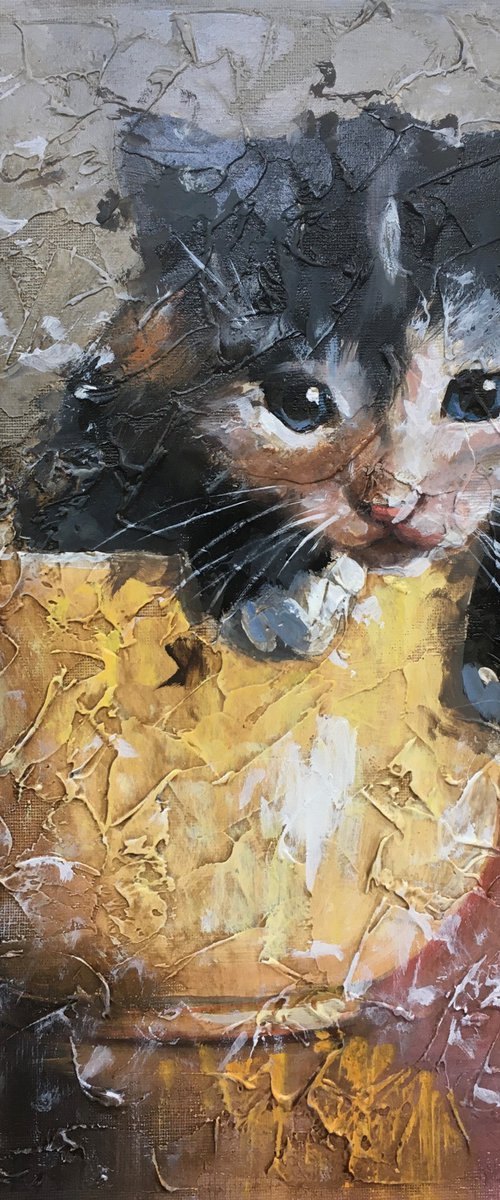 Kitten. 30x40 sm. by CM