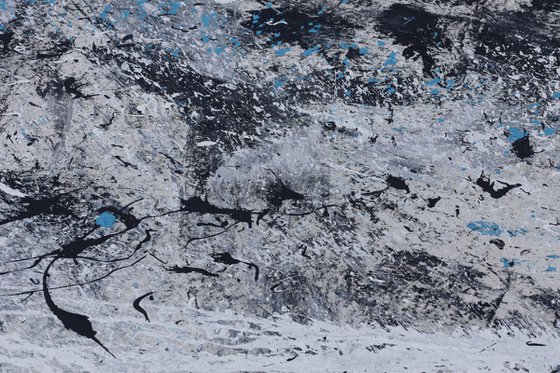 Blue Black White