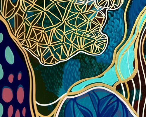 Geometric abstraction #28 by V+V Kniazievi