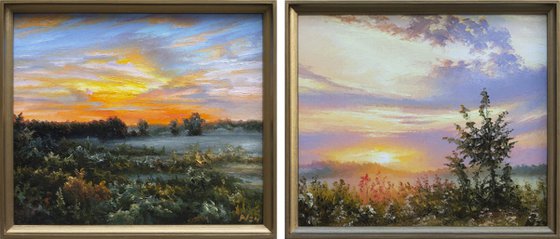 Diptych "MORNING"