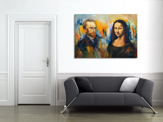 Vincent Meets Mona Lisa XL 1