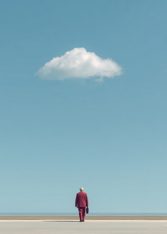 Red man walking