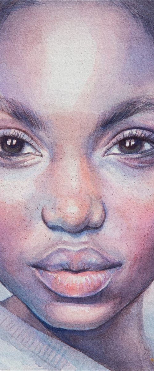 Portrait of a girl by Julia Silverman