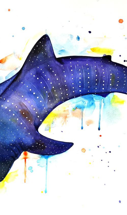Whale shark by Luba Ostroushko