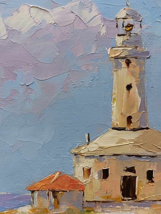 Lighthouse on Adriatic sea