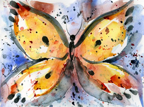 Butterfly Magic No. 27 - Abstract by Kathy Morton Stanion by Kathy Morton Stanion