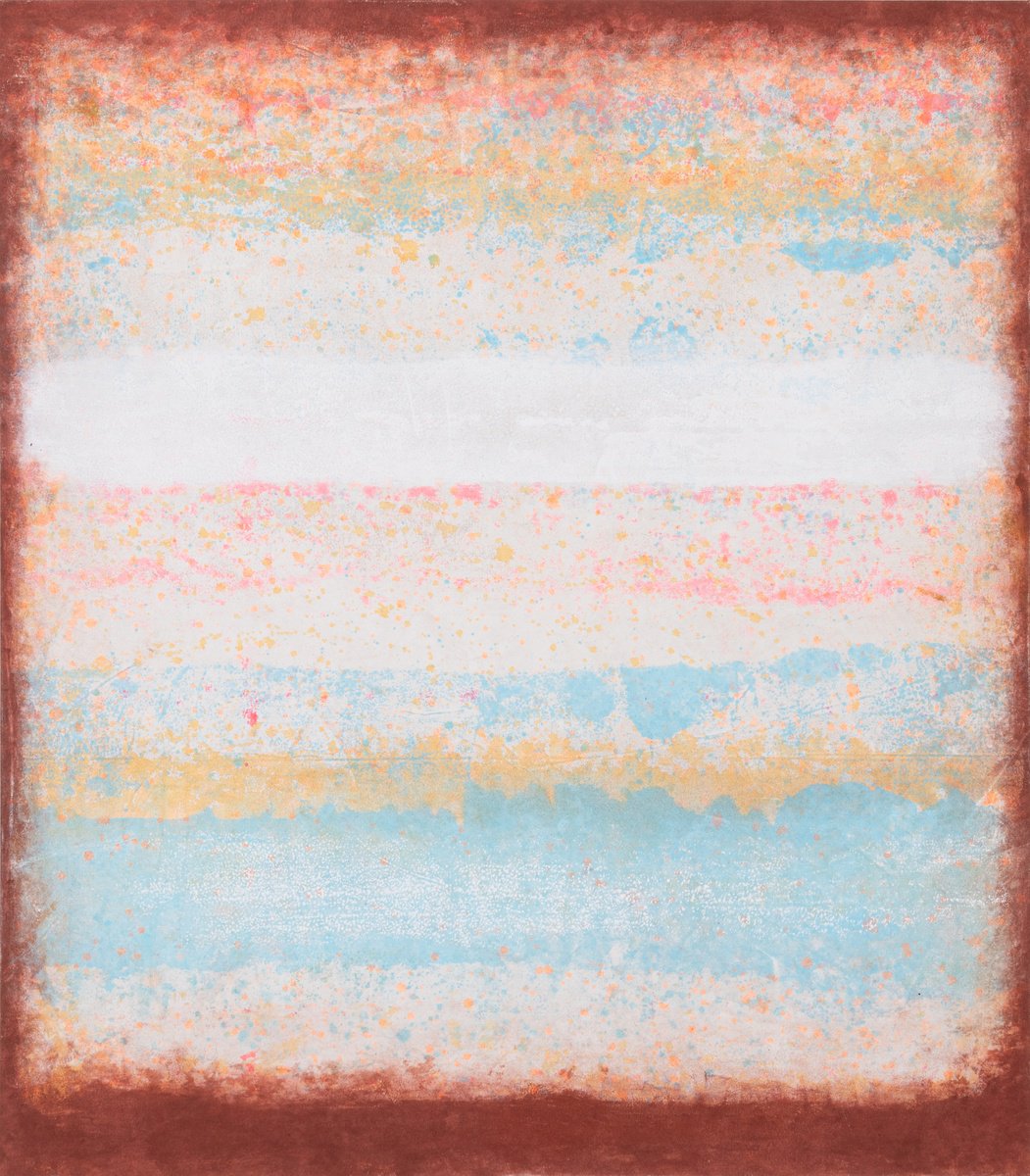 Abstract Acrylic Painting By Rokas Berziunas, 57 X 65", No. 25 - 24, Original Artwork