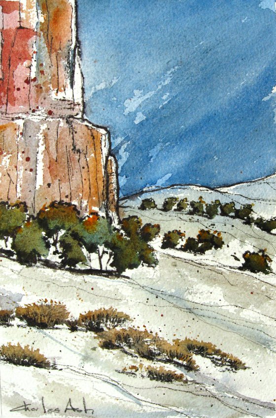 Galisteo Basin - Original Watercolor Painting