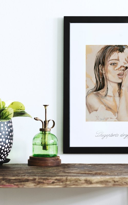 Pastel Portrait, Girl Painting, Portrait of a Girl, Pastel Art by Annet Loginova