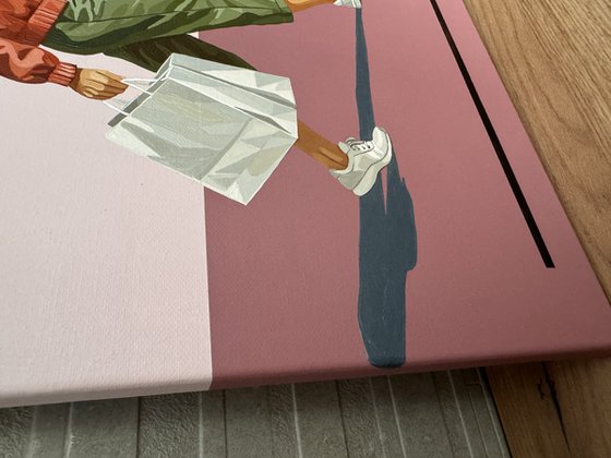 Woman In Sunglasses - Original Painting