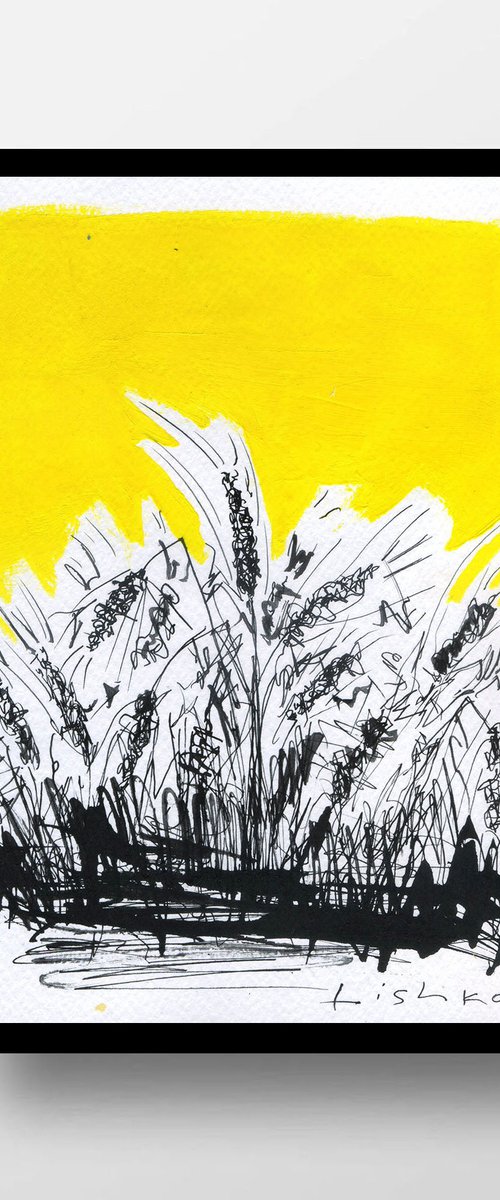 Wheat 21*15 CM / 8,26*5,90 INCH by V. Lishko