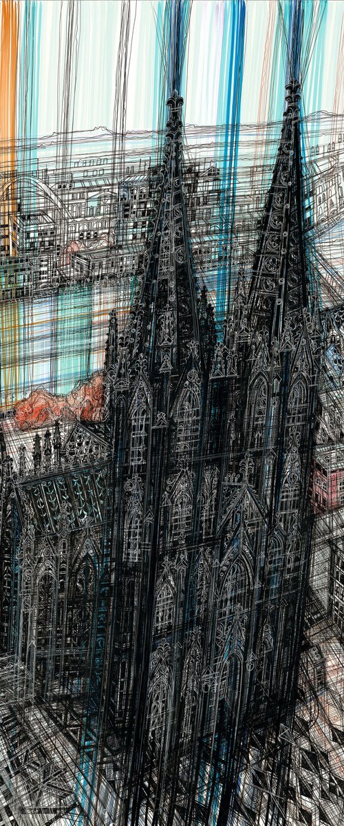 Cologne Cathedral III by Maria Susarenko