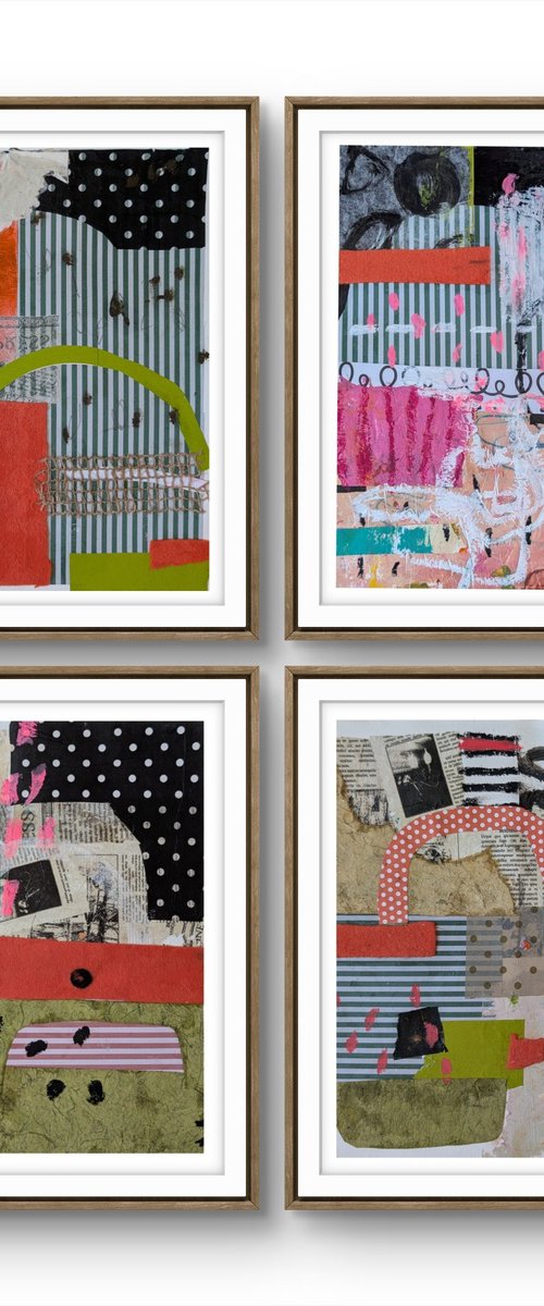 Untitled 1091- set of 4 by Jenny Furman