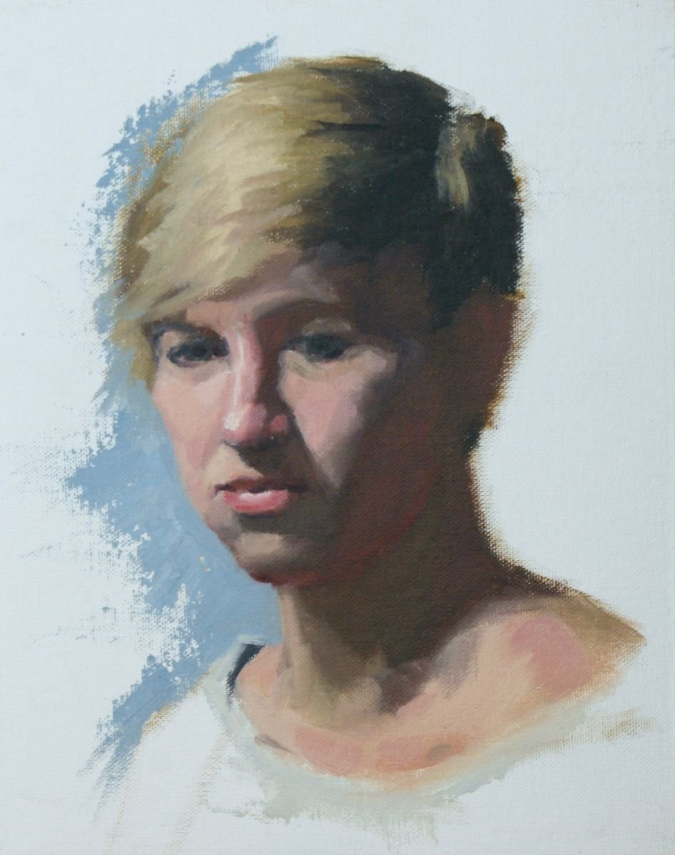 Portrait on White by Jon Gidlow