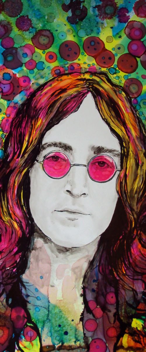 Psychedelic John by Raffaella Bertolini