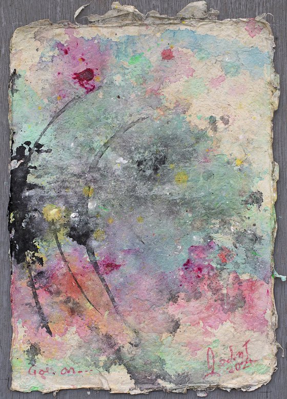 I listen, paint, the sound