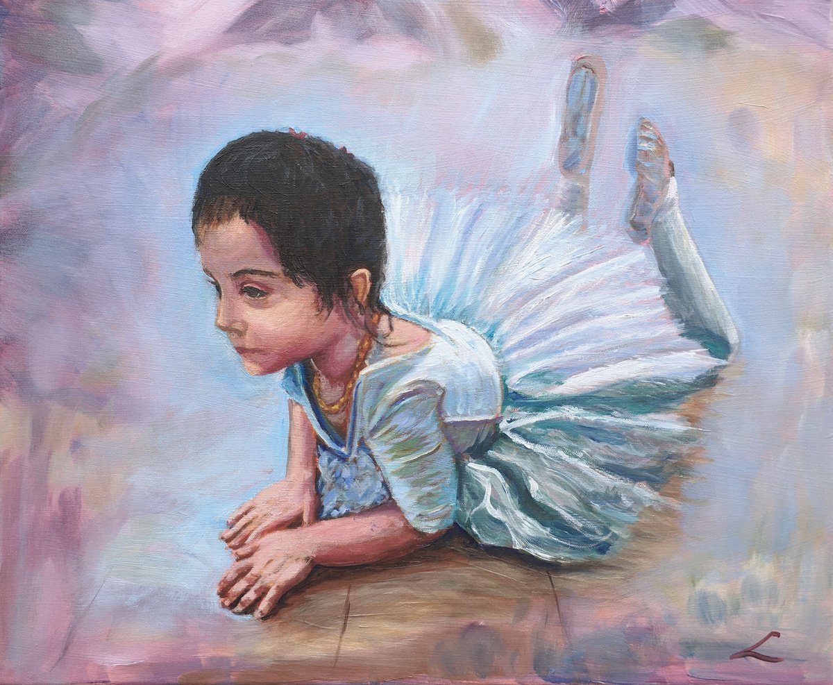 Little Ballerina By Elena Sokolova, 24 X 20, Artwork For Sale On Artfinder