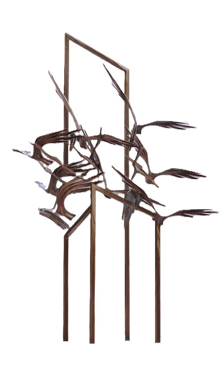 Impressionistic Animal Sculpture By Stevlin Yovchev, 37 X 51", "Dreams", Original Artwork