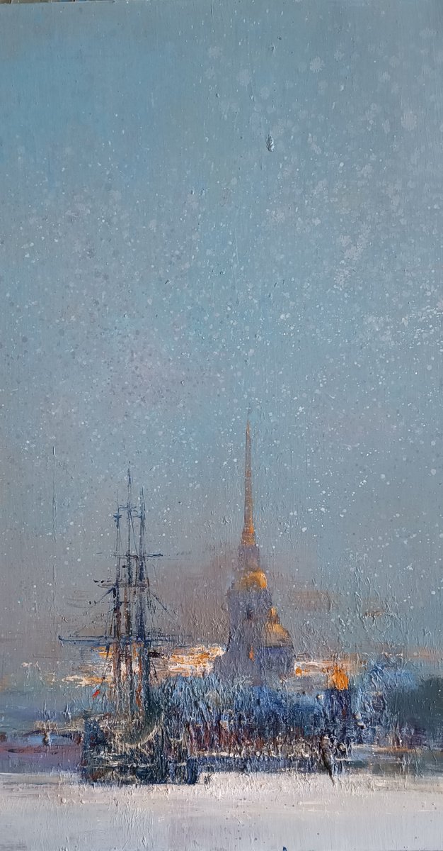 Winter in St.Petersburg by Dmitrii Ermolov
